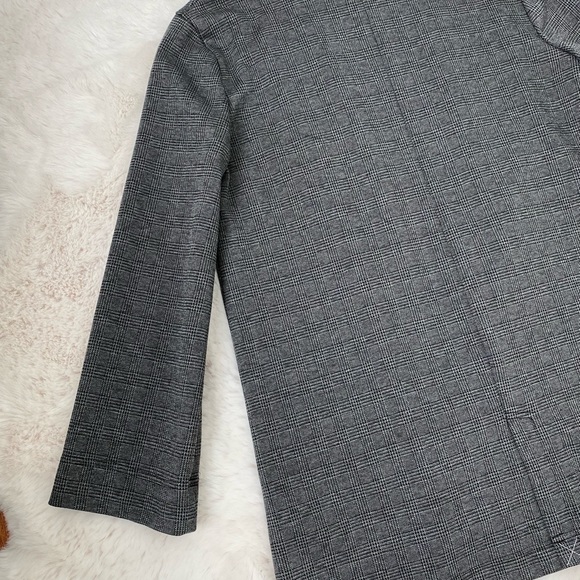 NWT Madewell Knit Blazer Cardigan in Plaid - Picture 13 of 14